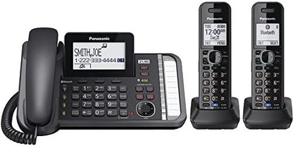 Panasonic KX-TG9582B 2-Line Corded/Cordless Phone System