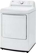 LG DLE6100W 7.3 Cu. Ft. Electric Smart Dryer White