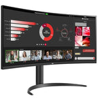 LG 34WR55QC-B 34-Inch Curved UltraWide Monitor WQHD 100Hz