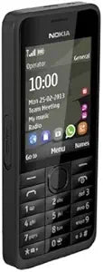 Microsoft A00011072 Nokia 301 Noir Feature Phone