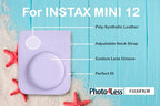 Fujifilm Instax Mini 12 Lilac Purple Instant Camera Bundle
