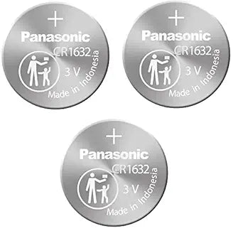 Panasonic CR1632-3 3V Lithium Coin Battery: 3-Pack