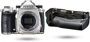 Pentax K 3 Mark III APS-C Silver Camera Body with Battery Grip — main product image