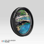 Polaroid PLFILCPL95 95mm Circular Polarizer Filter CPL Lens