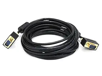 Monoprice 106362 15ft Ultra Slim SVGA Monitor Cable - Ferrites