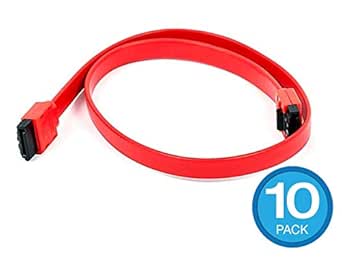 Monoprice 140541 SATA 6Gbps Cable 3ft - 10 Pack — main product image