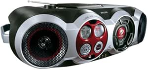 Philips AZ2555 CD Boombox USB PC Link Sound System