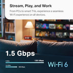 TP-Link Deco X15 AX1500 WiFi 6 Whole-Home Mesh System