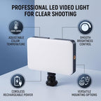 Sanpyl Rechargeable LED Camera Video Fill Light