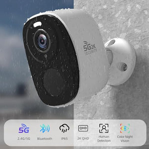 Rraycom Wireless Outdoor Battery Security Camera 4-Pack