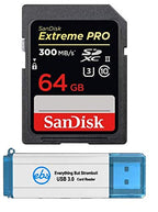 SanDisk SD_Extreme_Pro_UII_R3 64GB UHS-II SD Card Bundle