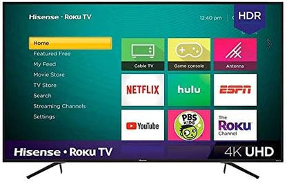 Hisense R6 Series 50R6040G Roku 4K Smart TV Renewed