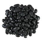 MSI AMZ-LSC-0009P Black Polished Pebbles - 40 lb Bag