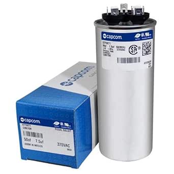 GE AerovoxC35075R 50+7.5 uF Dual Run Capacitor
