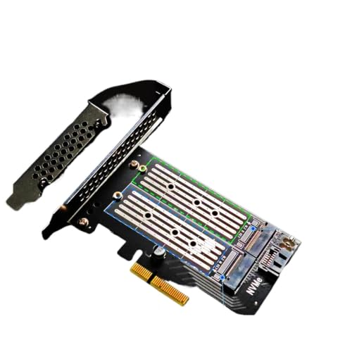CFNXKTWBR Dual M.2 PCIe NVMe and SATA SSD Adapter Card — main product image
