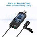 OISNGWNG Lavalier Clip-On Cardioid Condenser USB Microphone