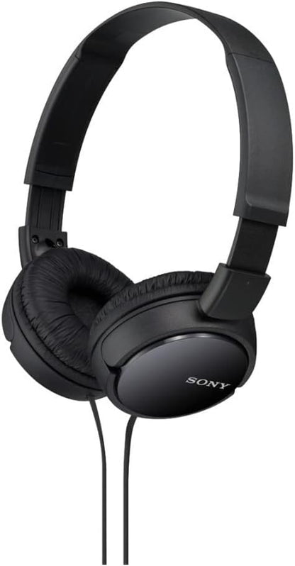 Sony MDRZX110/BLK ZX Series Wired On-Ear Headphones Black