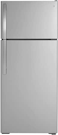 GE GTS18GTNRBB Top Freezer Refrigerator Stainless Steel