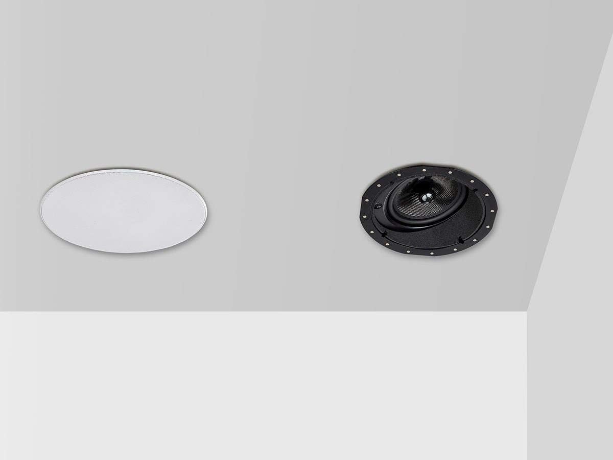 Monoprice 134198 Alpha 8" Carbon Fiber In-Ceiling Speakers Pair