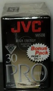 JVC LYSB00B36BTUK-ELECTRNCS VHS-C 30 Pro HiFi Compact