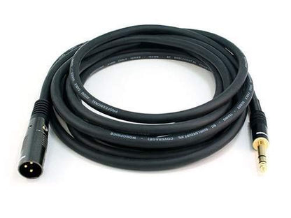 Monoprice 104762 XLR Male to 1/4" TRS Male Cable - 10ft