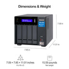 QNAP TVS-472XT-i3 Thunderbolt 3 10GbE NAS