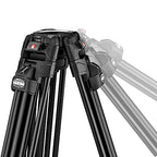 Manfrotto 504X Fluid Video Head with 645 Fast Twin Tripod