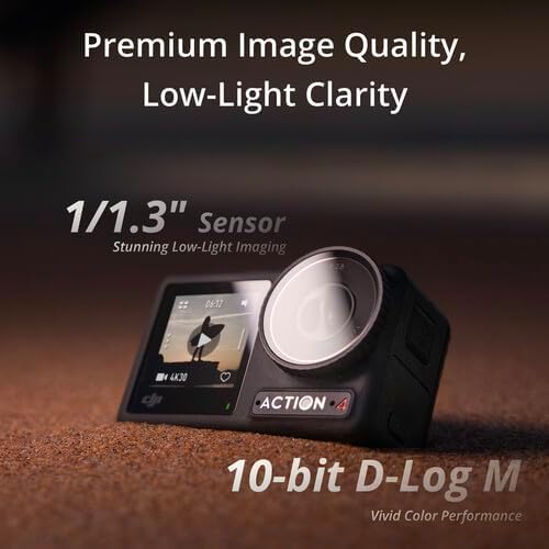 DJI Osmo Action 4 Camera Standard Combo + Accessories Bundle