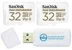 SanDisk SDSQQVR-032G-GN6IA 32GB MAX Endurance MicroSD Card 2-Pack