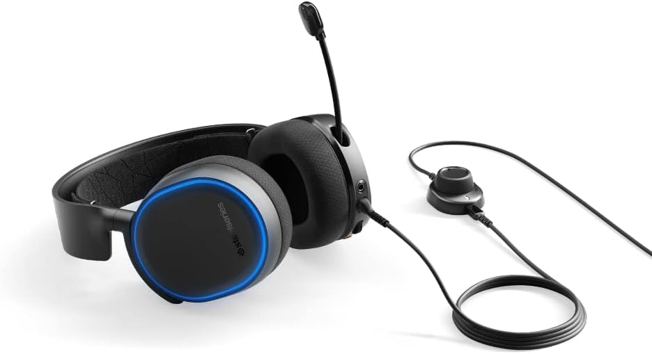 SteelSeries 61504 Arctis 5 Gaming Headset DTS RGB