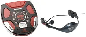Panasonic SL-SW880K Brainshaker Portable CD Player - Black/Red