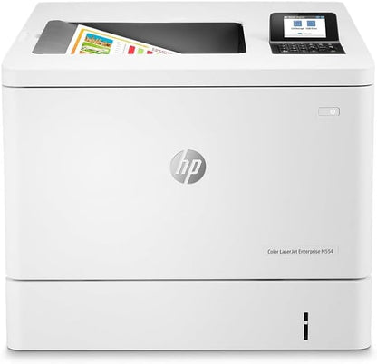HP 7ZU81A#BGJ Color LaserJet M554dn Duplex Printer White