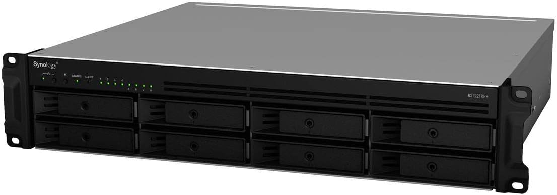 Synology RS1221RP+ 8-Bay RackStation NAS Diskless