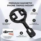Zopsc Magnetic Phone Tripod Mount with N52 Magnets and Cold Shoe
