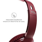 TCL MTRO200BT Wireless On-Ear Headphones Burgundy