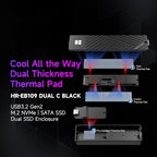 Lkfyyds HR-EB109 Tool-Free 2.5-Inch SATA Drive Enclosure