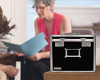 Vaultz VZ00310 Locking File Organizer Box Tactical