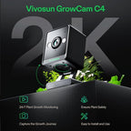 VIVOSUN GrowCam C4 and AeroWave E6 Grow Tent Camera and Clip Fan