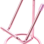 ANDRESLAD Pink Iron Tablet Stand for Desk (2-Pack)