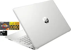 HP Ryzen 5 Silver 15 15.6" FHD Laptop