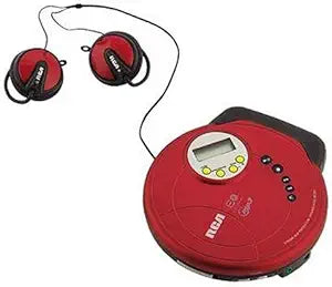 RCA RP2520 MP3 Personal CD Player - Red