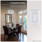 GE 18233 Paddle Rocker 3-Way Light Switch - White