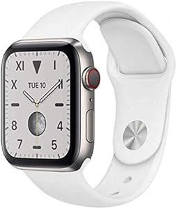 Apple Series 5 44mm GPS + Cellular Titanium Watch (Renewed)