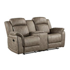 Lexicon 194840153900 Perm Reclining Living Room Set Sandy Brown