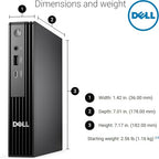 Dell Pro Micro QCM1250 Compact Business Mini Desktop