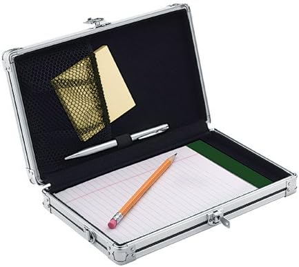 Vaultz VZ00150 - Locking Mini Storage Clipboard - Black, Key Lock