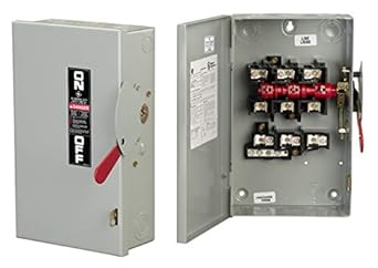 GE TGN3322 60 Amp 3-Pole Non-Fusible Safety Switch