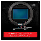 Panasonic LUMIX S5 DC-S5KK Mirrorless Camera 20-60mm (Renewed)