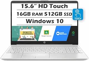 HP Touchscreen Laptop i5-1135G7 16GB/512GB + NLY MP — main product image