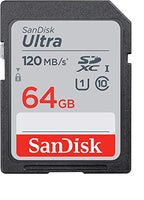SanDisk SDSDUNR-064G-GN6IN Ultra 64GB SD Card - 2 Pack